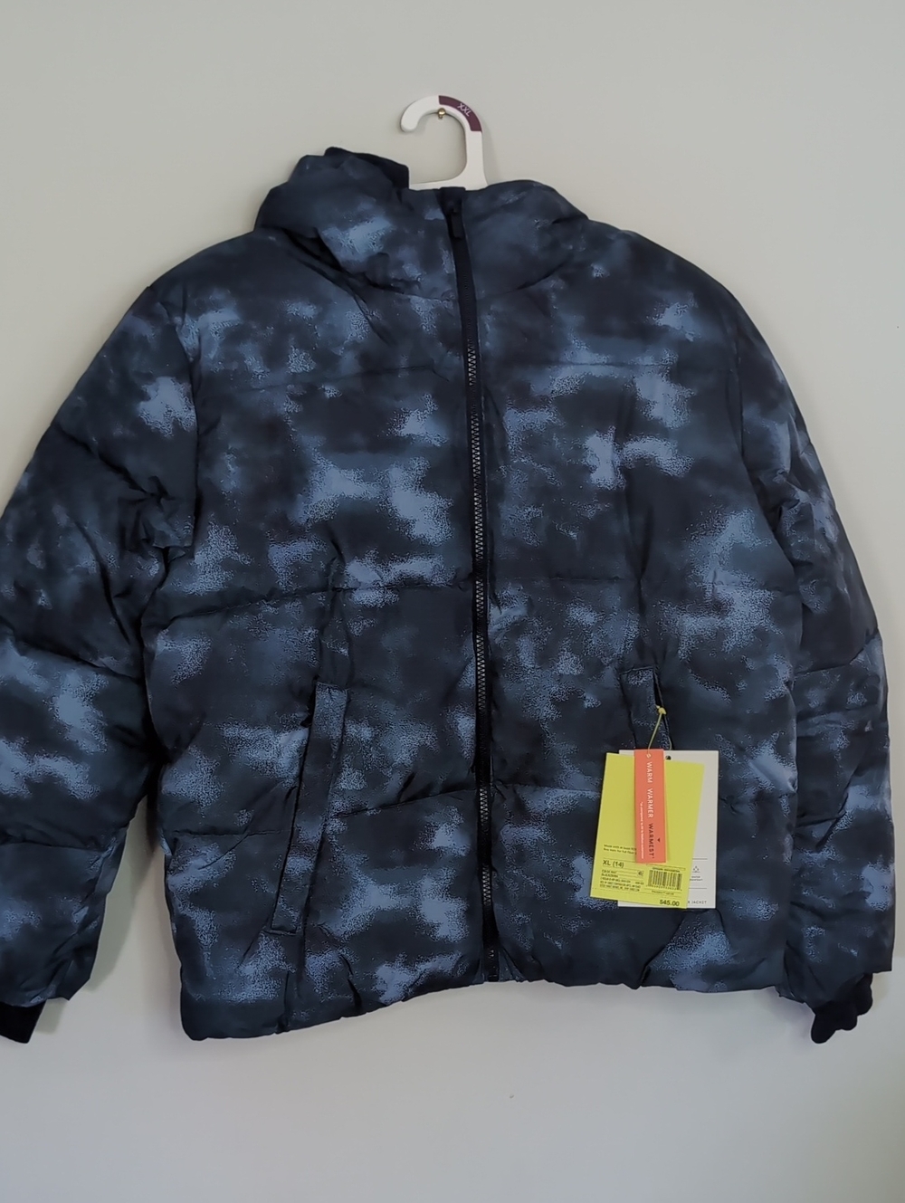 All In Motion Kids Boys' Puffer Jacket - All in Motion™ Blue Camo